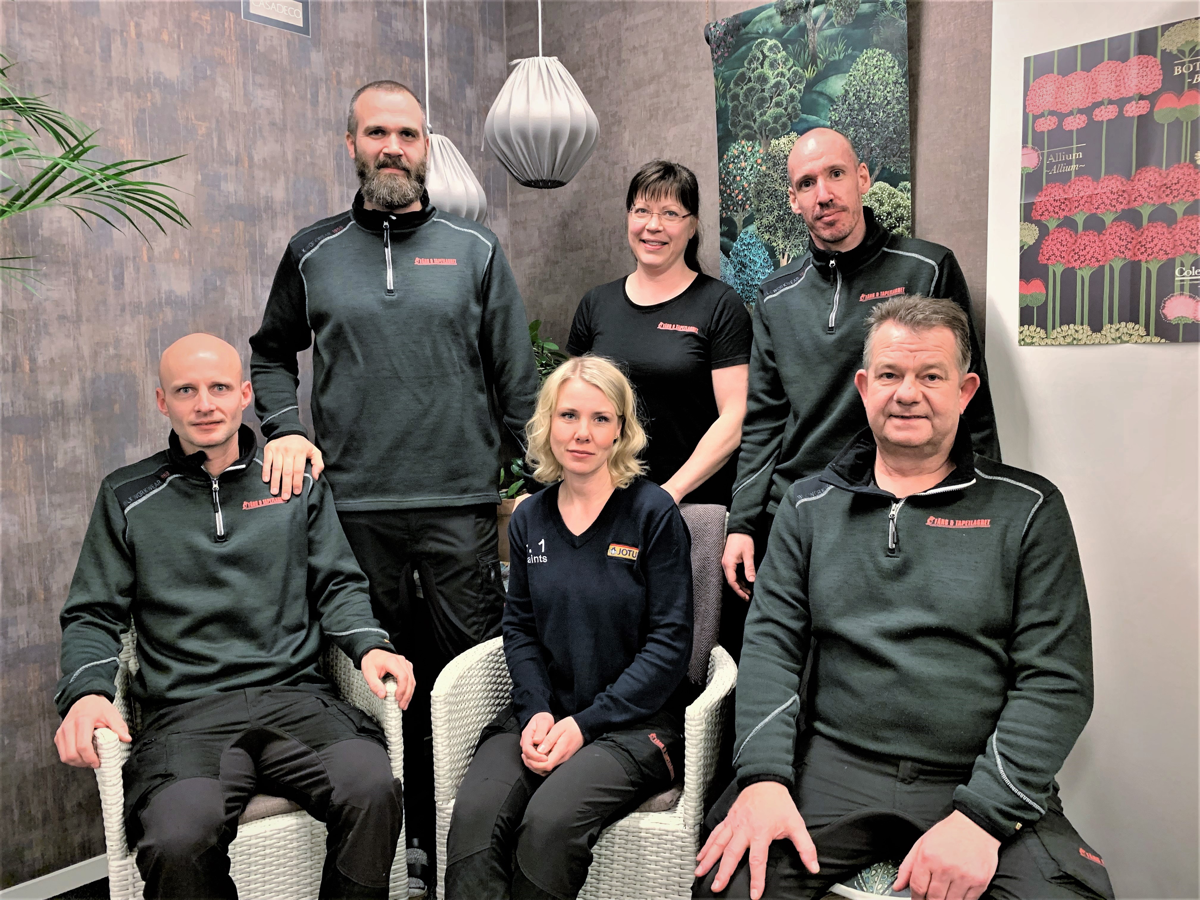 Personalen på Färg & Tapetlagret i Vänersborg